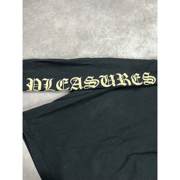 Pleasures Now Old English Long sleeve streetwear t shirt Size Small - Picture 3 of 7